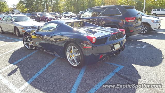 Ferrari 458 Italia spotted in Paramus, New Jersey