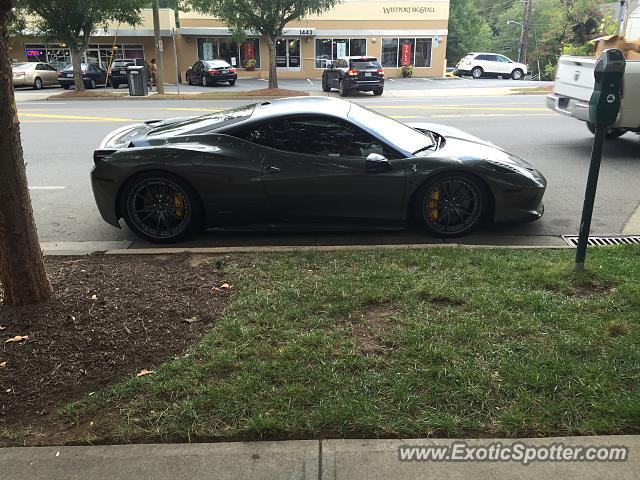 Ferrari 458 Italia spotted in Charlotte, North Carolina