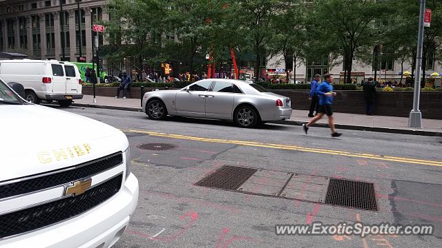 Rolls-Royce Ghost spotted in New York, New York