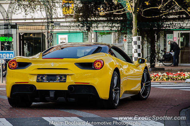 Ferrari 488 GTB spotted in Knokke-Heist, Belgium