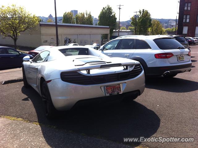 Mclaren MP4-12C spotted in Portland, Oregon