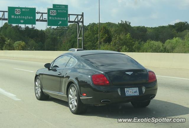 Bentley Continental spotted in Bowie, Maryland