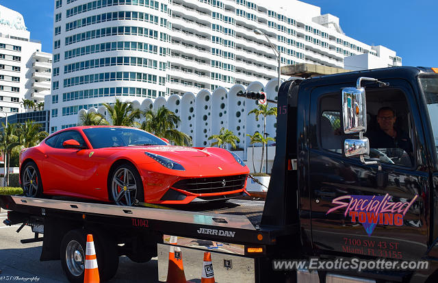 Ferrari F12 spotted in Miami, Florida