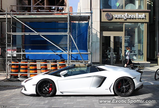 Lamborghini Aventador spotted in Toronto, Canada