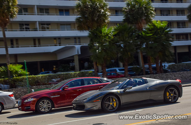 Ferrari 458 Italia spotted in Miami, Florida