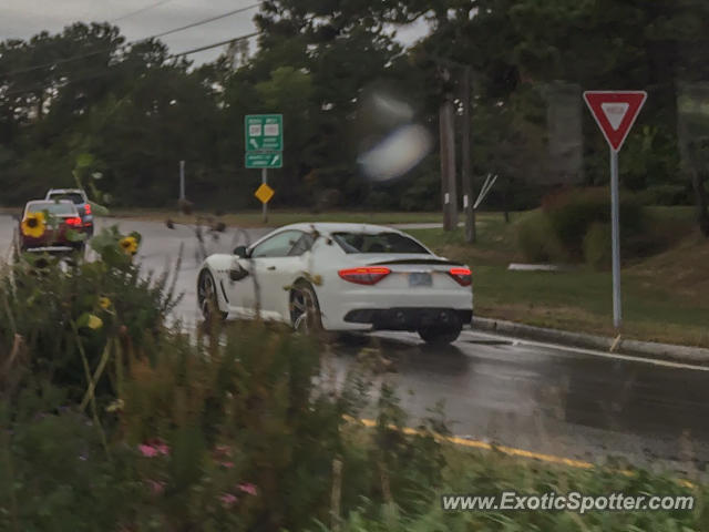 Maserati GranTurismo spotted in Cape Cod, Massachusetts