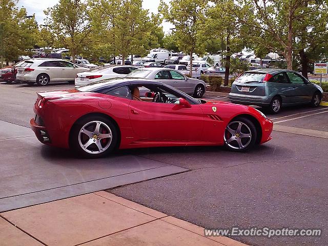 Ferrari California spotted in Roseville, California