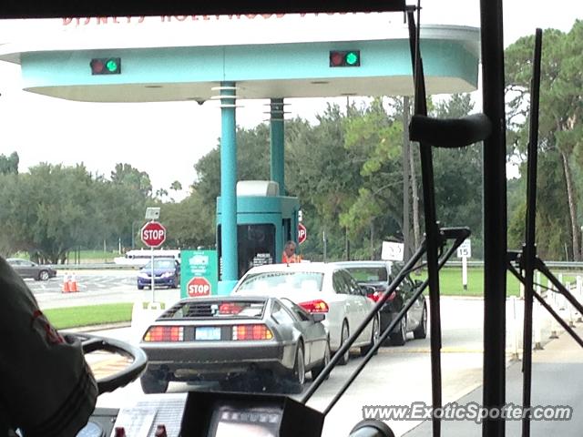 DeLorean DMC-12 spotted in Orlando/bay lake, Florida