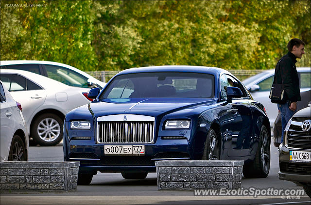 Rolls-Royce Wraith spotted in Kharkiv, Ukraine