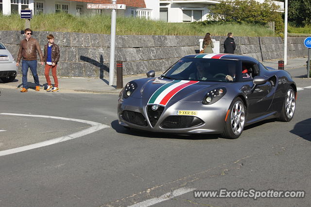 Alfa Romeo 4C spotted in Knokke-Heist, Belgium