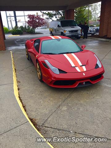 Ferrari 458 Italia spotted in Blacksburg, Virginia