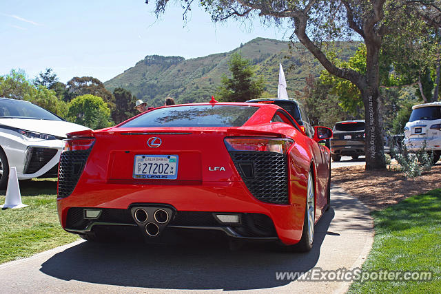Lexus LFA spotted in Carmel Valley, California