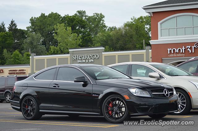 Mercedes C63 AMG Black Series spotted in Pittsford, New York