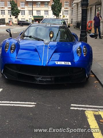 Pagani Huayra spotted in London, United Kingdom