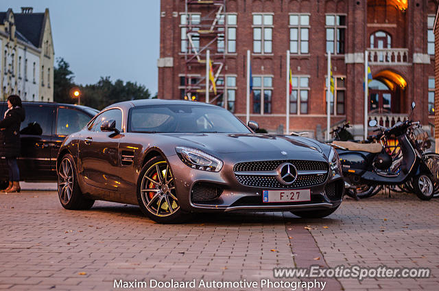 Mercedes SLS AMG spotted in Knokke-Heist, Belgium