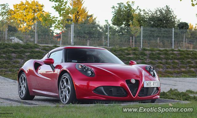Alfa Romeo 4C spotted in Iława, Poland