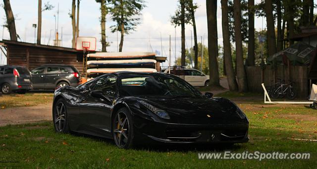 Ferrari 458 Italia spotted in Iława, Poland