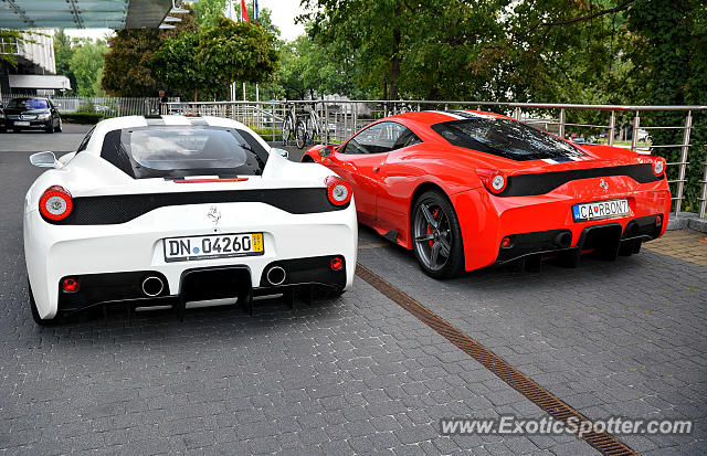 Ferrari 458 Italia spotted in Warsaw, Poland