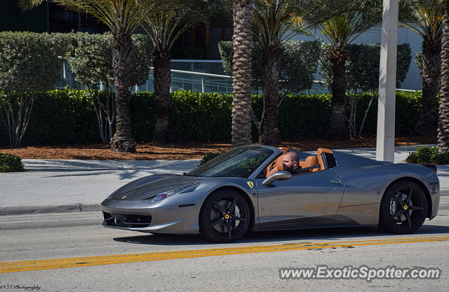 Ferrari 458 Italia spotted in Fort Lauderdale, Florida