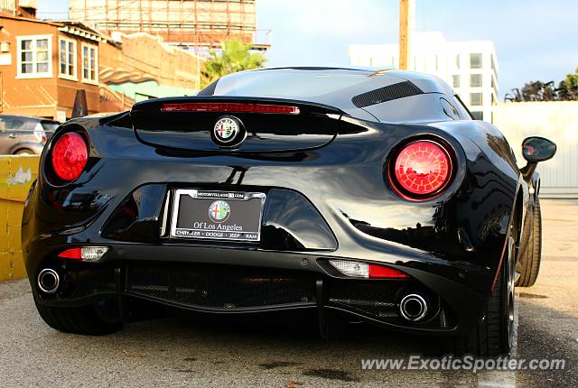 Alfa Romeo 4C spotted in Los Angeles, California