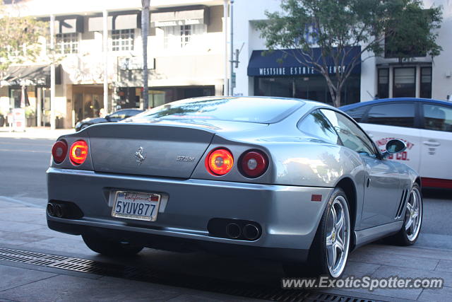 Ferrari 575M spotted in Beverly hills, California