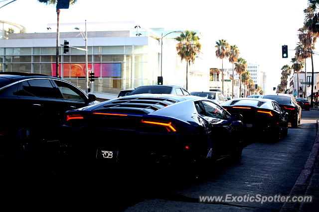 Lamborghini Huracan spotted in Beverly hills, California