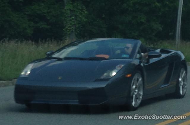 Lamborghini Gallardo spotted in Morristown, New Jersey