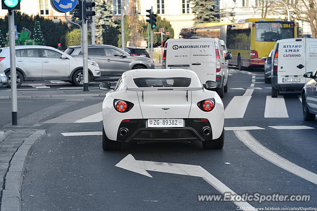 Aston Martin Zagato spotted in Warsaw, Poland