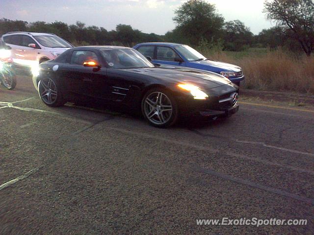 Mercedes SLS AMG spotted in Sandton, South Africa