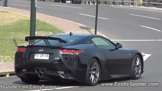 Lexus LFA spotted in Santiago, Chile