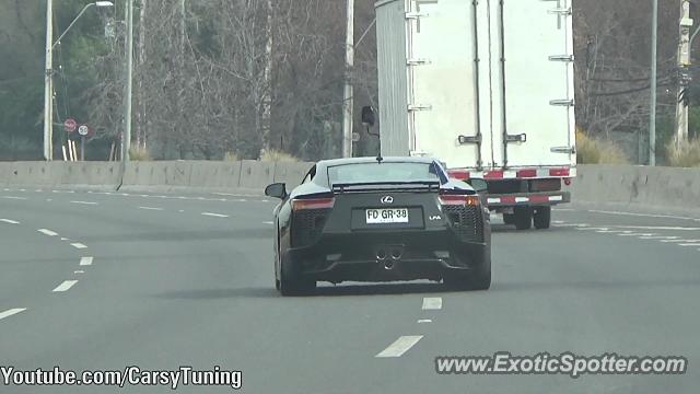 Lexus LFA spotted in Santiago, Chile