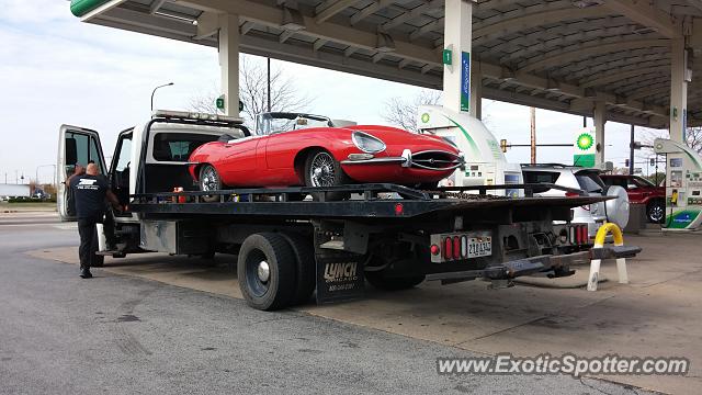 Jaguar E-Type spotted in Mokena, Illinois