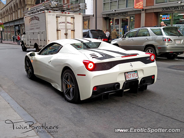Ferrari 458 Italia spotted in Boston, Massachusetts