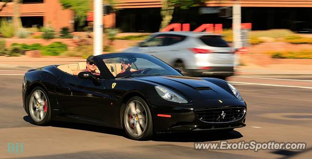 Ferrari California spotted in Phoenix, Arizona