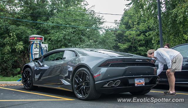 Lamborghini Huracan spotted in Mequon, Wisconsin
