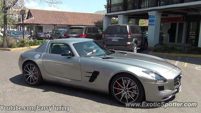 Mercedes SLS AMG spotted in Santiago, Chile