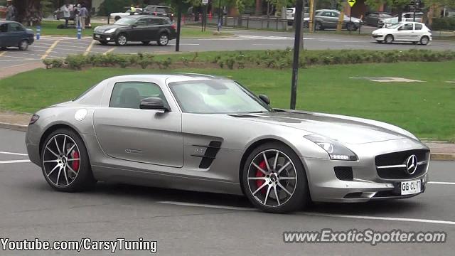 Mercedes SLS AMG spotted in Santiago, Chile