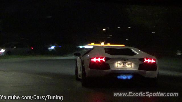 Lamborghini Aventador spotted in Santiago, Chile