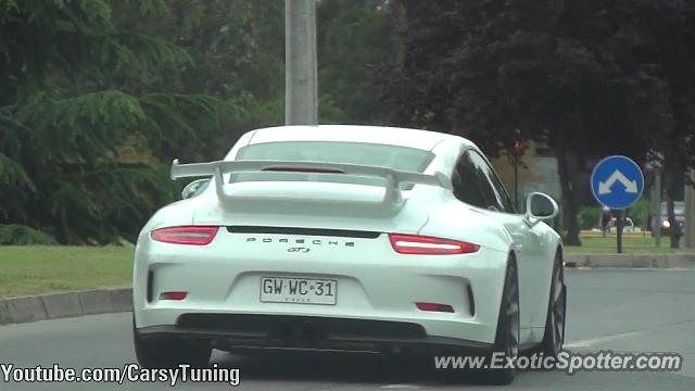 Porsche 911 GT3 spotted in Santiago, Chile