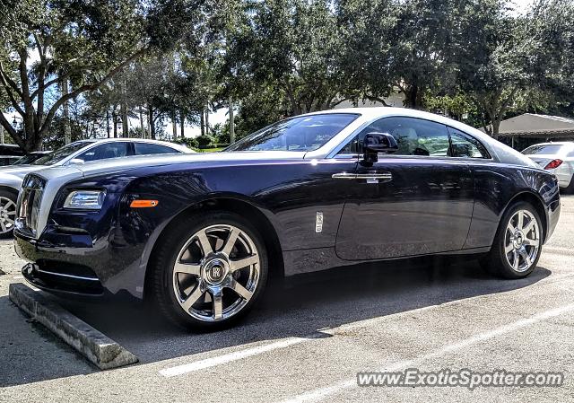 Rolls-Royce Wraith spotted in Palm Beach Garde, Florida