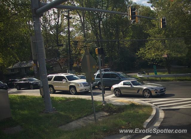 Mercedes SLS AMG spotted in Poolesville, Maryland