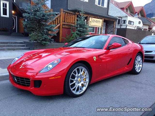 Ferrari 599GTB spotted in Canmore, Canada