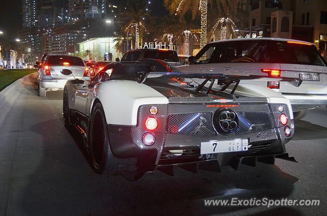Pagani Zonda spotted in Dubai, United Arab Emirates