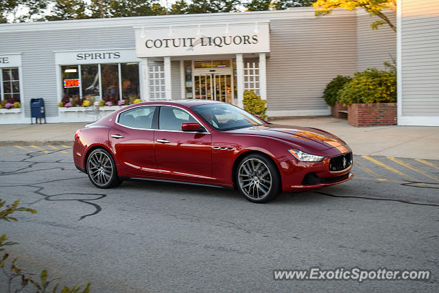Maserati Ghibli spotted in Cape Cod, Massachusetts