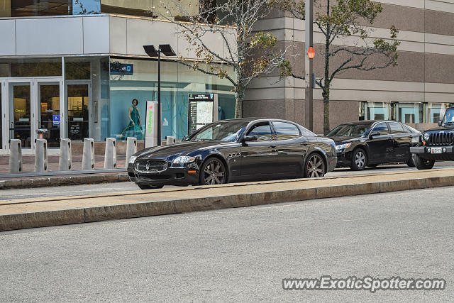Maserati Quattroporte spotted in Boston, Massachusetts