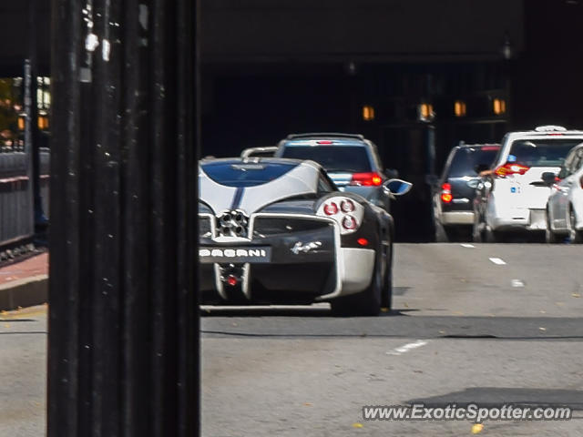 Pagani Huayra spotted in Boston, Massachusetts