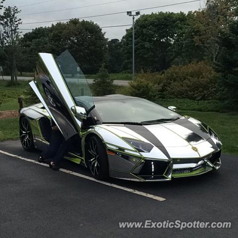 Lamborghini Aventador spotted in Cape Elizabeth, Maine
