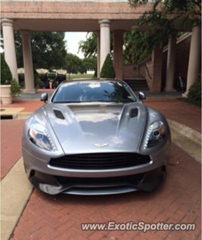Aston Martin Vanquish spotted in College station, Texas