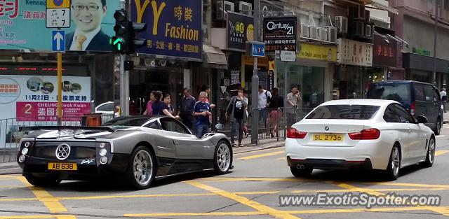 Pagani Zonda spotted in Hong Kong, China