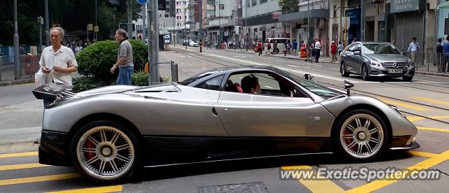 Pagani Zonda spotted in Hong Kong, China